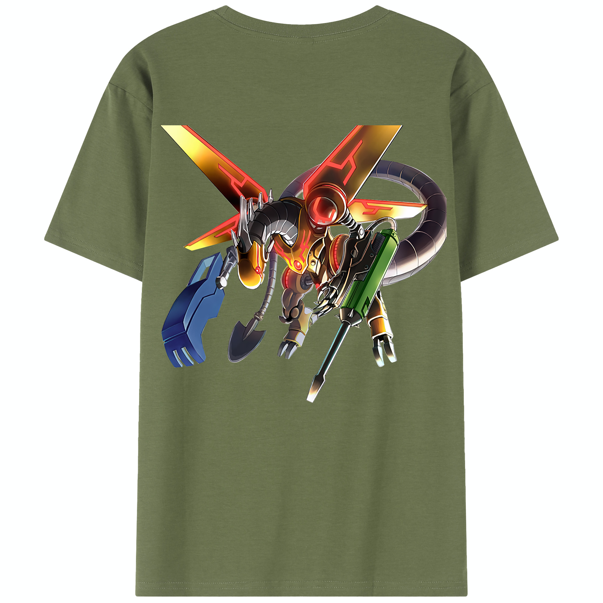（画像用） 遊☆戯☆王 Yu-Gi-Oh! 綿100％半袖Tシャツ（背面プリント）
